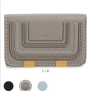 CHLOÉ Marcie Marci Card Holder Wallet NWOT